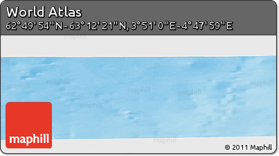 Physical Panoramic Map of the Area around 63° 1' 7" N, 4° 19' 30" E