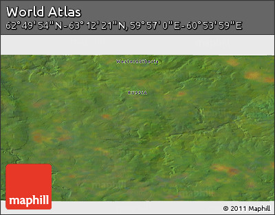 Satellite 3D Map of the Area around 63° 1' 7" N, 60° 25' 29" E