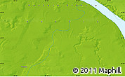 Physical Map of the area around 63° 1' 7" N, 87° 37' 30" E
