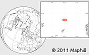 Blank Location Map of the area around 63° 21' 9" N, 0° 46' 30" W