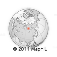 Outline Map of the Area around 63° 21' 9" N, 102° 55' 30" E, rectangular outline