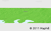 Political Panoramic Map of the area around 63° 21' 9" N, 105° 19' 29" W