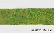 Satellite Panoramic Map of the area around 63° 21' 9" N, 107° 10' 30" E