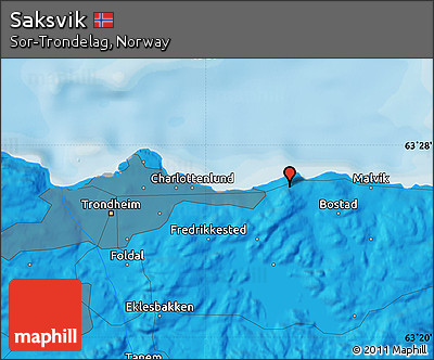 Political Map of Saksvik