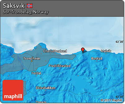 Political Map of Saksvik