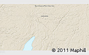 Shaded Relief 3D Map of the area around 63° 21' 9" N, 112° 58' 29" W