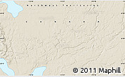 Shaded Relief Map of the area around 63° 21' 9" N, 115° 31' 30" W