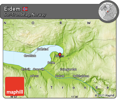 Physical Map of Eidem