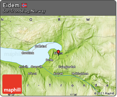 Physical Map of Eidem