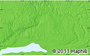 Political Map of the area around 63° 21' 9" N, 122° 19' 29" W