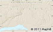 Shaded Relief Map of the area around 63° 21' 9" N, 122° 19' 29" W