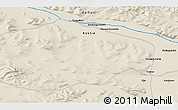 Shaded Relief 3D Map of Oymyakon