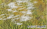 Satellite Map of the area around 63° 21' 9" N, 146° 16' 30" E