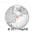 Outline Map of the Area around 63° 21' 9" N, 151° 22' 30" E, rectangular outline