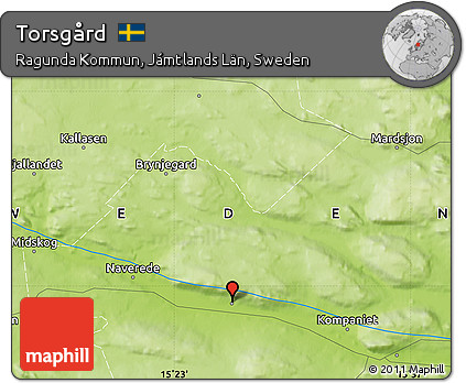 Physical Map of Torsgård