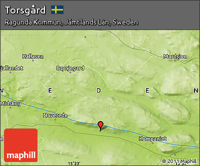 Physical Map of Torsgård