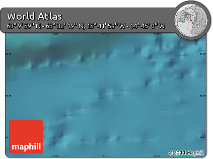 Satellite Map of the Area around 63° 21' 9" N, 15° 13' 29" W