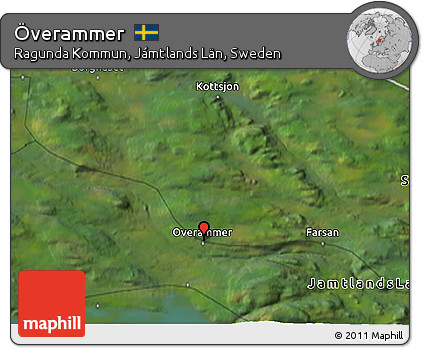 Satellite 3D Map of Överammer