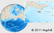 Shaded Relief Location Map of the area around 63° 21' 9" N, 174° 10' 30" W