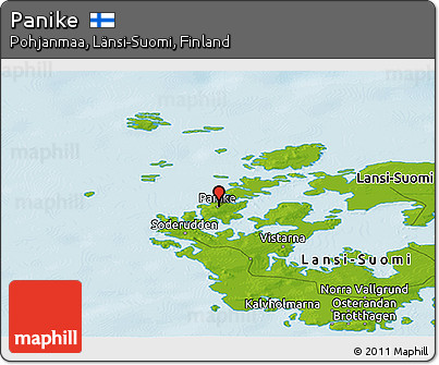 Physical Panoramic Map of Panike