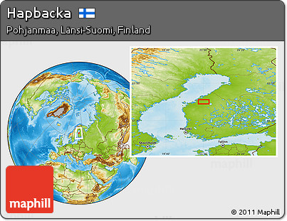 Physical Location Map of Hapbacka
