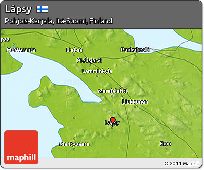 Physical 3D Map of Läpsy