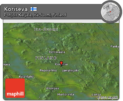 Satellite 3D Map of Koriseva