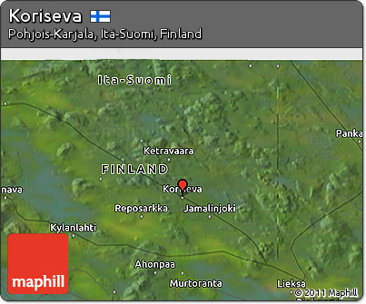 Satellite 3D Map of Koriseva