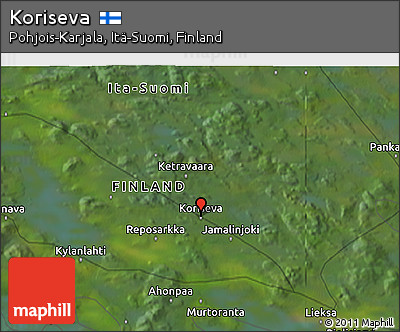 Satellite 3D Map of Koriseva