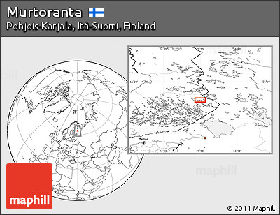 Blank Location Map of Murtoranta