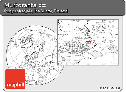 Blank Location Map of Murtoranta