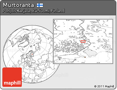 Blank Location Map of Murtoranta