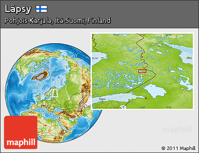 Physical Location Map of Läpsy