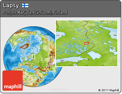 Physical Location Map of Läpsy