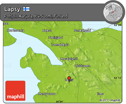 Physical Map of Läpsy