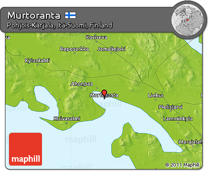 Physical Map of Murtoranta