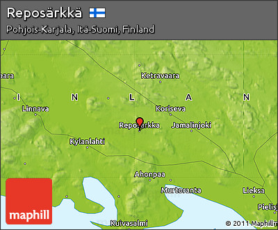 Physical Map of Reposärkkä