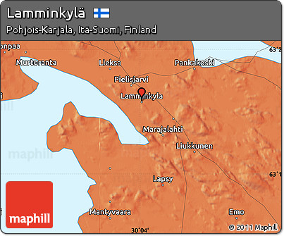 Political Map of Lamminkylä