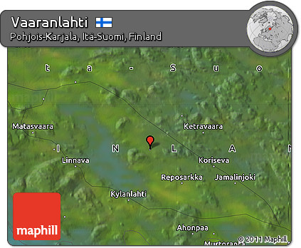 Satellite Map of Vaaranlahti
