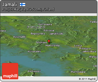Satellite Panoramic Map of Jamali