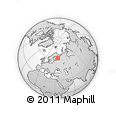 Outline Map of the Area around 63° 21' 9" N, 34° 55' 29" E, rectangular outline
