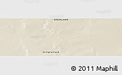 Shaded Relief Panoramic Map of the area around 63° 21' 9" N, 46° 40' 29" W