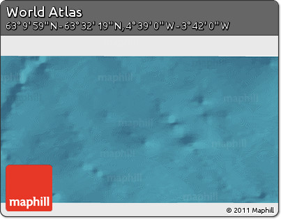 Satellite 3D Map of the Area around 63° 21' 9" N, 4° 10' 30" W