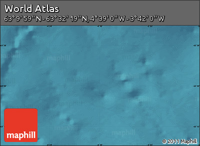 Satellite Map of the Area around 63° 21' 9" N, 4° 10' 30" W