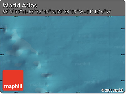 Satellite Map of the Area around 63° 21' 9" N, 55° 10' 29" W