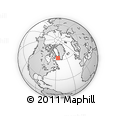 Outline Map of the Area around 63° 21' 9" N, 56° 1' 29" W, rectangular outline