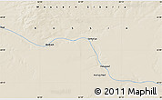 Shaded Relief Map of the area around 63° 21' 9" N, 62° 58' 30" E