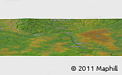 Satellite Panoramic Map of the area around 63° 21' 9" N, 62° 58' 30" E