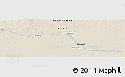 Shaded Relief Panoramic Map of the area around 63° 21' 9" N, 62° 58' 30" E