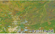 Satellite Map of the area around 63° 21' 9" N, 75° 43' 29" E